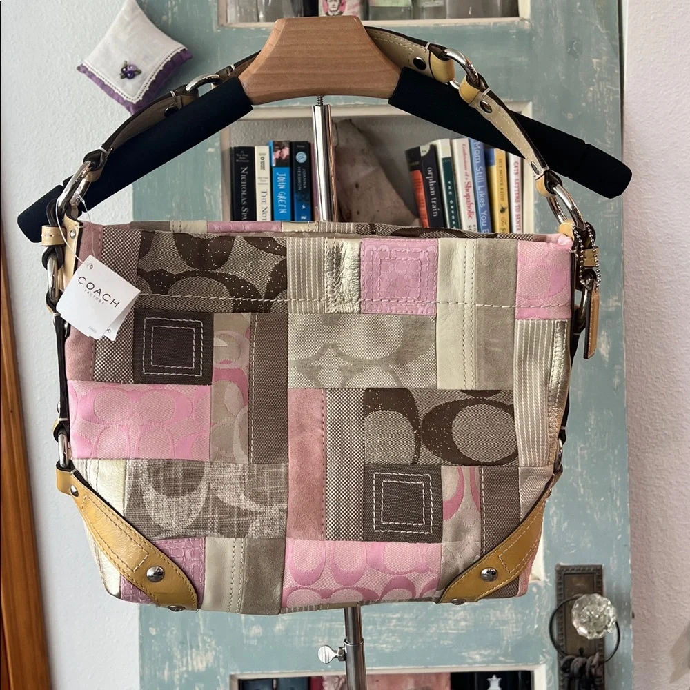 COACH Patchwork Shoulder Bag NWT - Picture 8 of 8